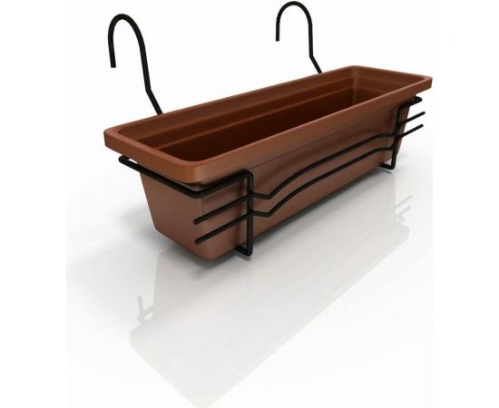 Корзина-крепление для балконного ящика 60 см, 3 шт. + керамзит 5-10, 2л Удачный Сезон 10003-3 – изображение 3