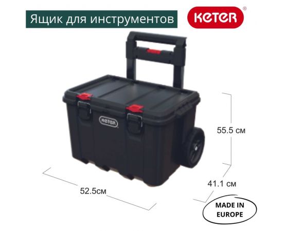 Ящик для инструментов KETER Stacks System Cart Pack N 17210777 – изображение 3