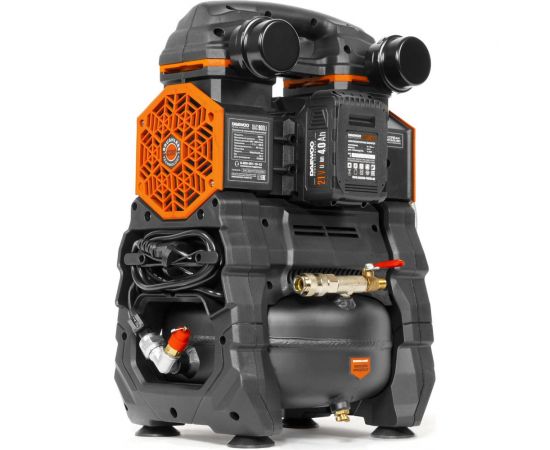 Поршневой аккумуляторный компрессор DAEWOO 21в/220в DAC 90S Li – изображение 3