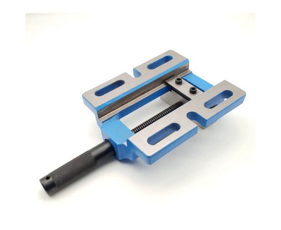 Станочные сверлильные тиски ТЕХНОРЕАЛ 100 мм с профильными губками AVU3W-100 – изображение 3