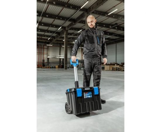 Ящик для инструментов на колесах HOEGERT TECHNIK 530x355x390 мм HT7G501 – изображение 4