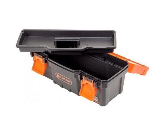 Ящик для инструмента TACTIX 13 с оранжевой крышкой 33,0x15,4x13,2 см 320103 – изображение 4