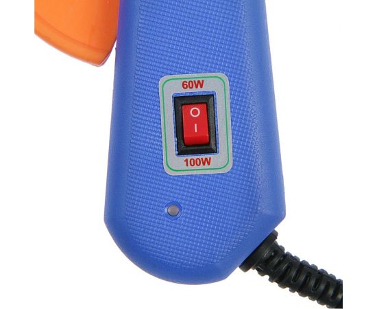 Клеевой пистолет TUNDRA переключатель мощности 60/100 Вт, 220 В, антикапля, 11 мм 1221435 – изображение 4