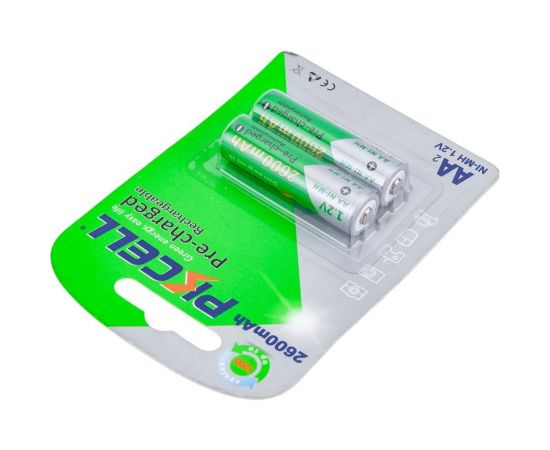 Никель-металлогидридный аккумулятор PKCELL NI-MH RTU AA2600-2B тип - AA 2 шт в блистере NI-MH RTU – изображение 4