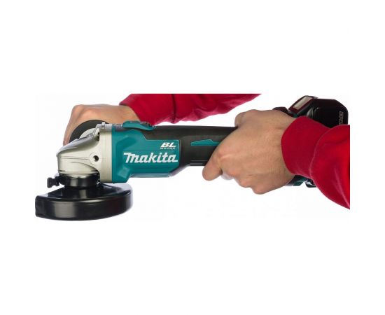 Аккумуляторная угловая шлифовальная машина Makita LXT DGA504RF – изображение 4
