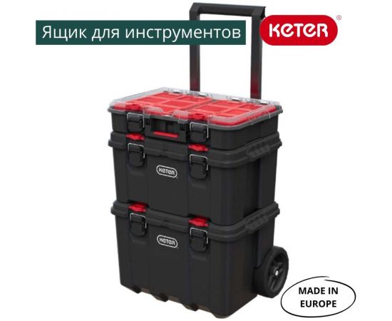 Ящик для инструментов KETER Stacks System Cart Pack N 17210777 – изображение 4