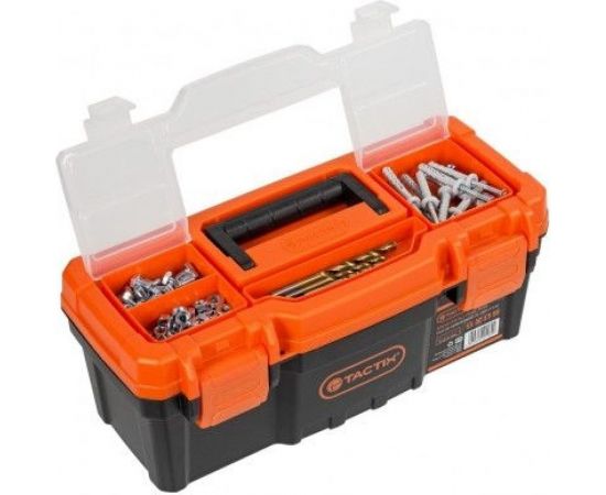 Ящик для инструмента TACTIX 13 с оранжевой крышкой 33,0x15,4x13,2 см 320103 – изображение 5