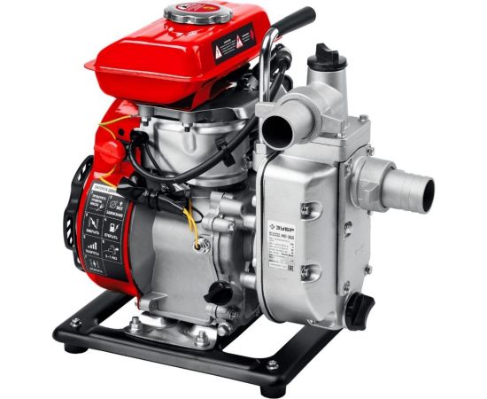 Бензиновая мотопомпа ЗУБР 350 л/мин МП-350 – изображение 6
