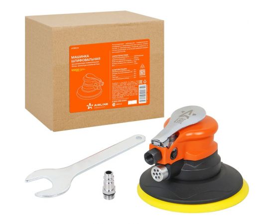 Пневматическая эксцентриковая шлифовальная машинка Airline 150мм, 10000об/мин ATBR031 – изображение 6