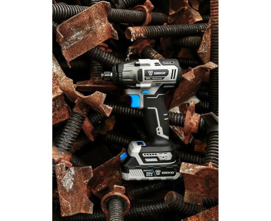 Аккумуляторный бесщеточный гайковерт DEKO DKIS20 3638 063-4033 – изображение 8