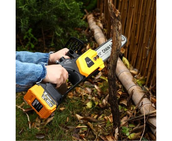 Цепная аккумуляторная пила DEKO dkchs 20 в кейсе, 20 в, 2x4.0 ач, зарядное устройство 3638 063-4356 – изображение 9