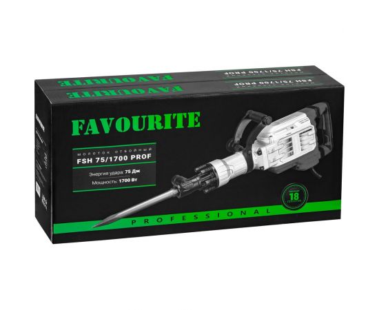 Отбойный молоток FAVOURITE 75 Дж, 1700 Вт FSH 75/1700 PROF – изображение 10