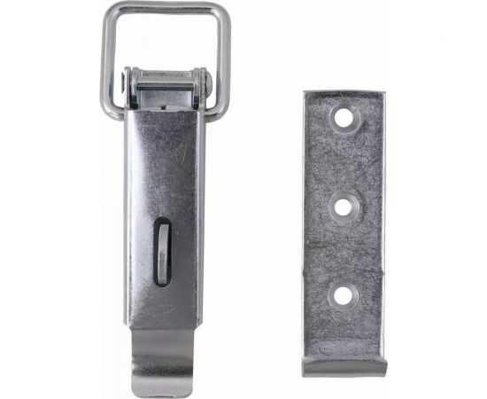 Замок для ящика VORMANN с ушком, с прямой ответной частью 138х47 мм, оцинкованный 01209130/8030 