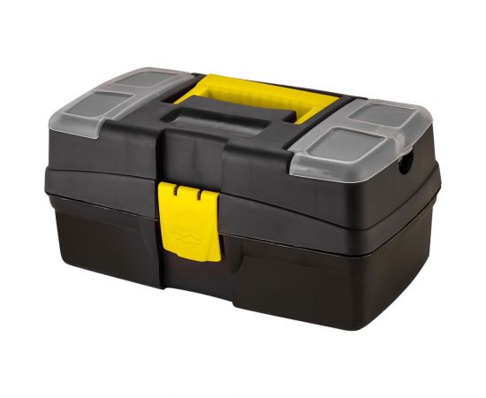 Ящик для инструментов Idiland mars 12, 290x170x132 мм, с органайзером и вставкой черный 692214019ЧЕР 
