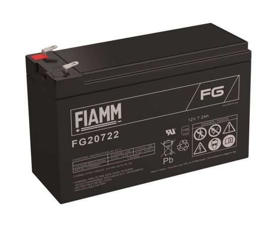 Аккумуляторная батарея 12В, 7.2 А*ч FIAMM FG20722 
