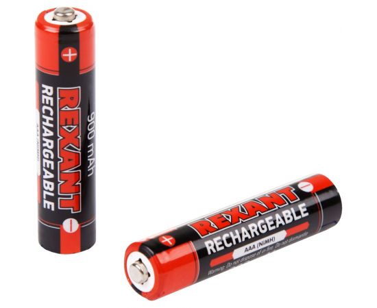 Мизинчиковый аккумулятор REXANT NiMH AAA 1.2 В 900 мАч 2 шт 30-1409 