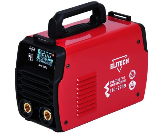 Сварочный инвертор ELITECH АИС 200Д 196352 