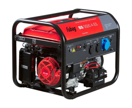 Бензиновая электростанция с электростартером и коннектором автоматики FUBAG BS 8000 A ES 641091 