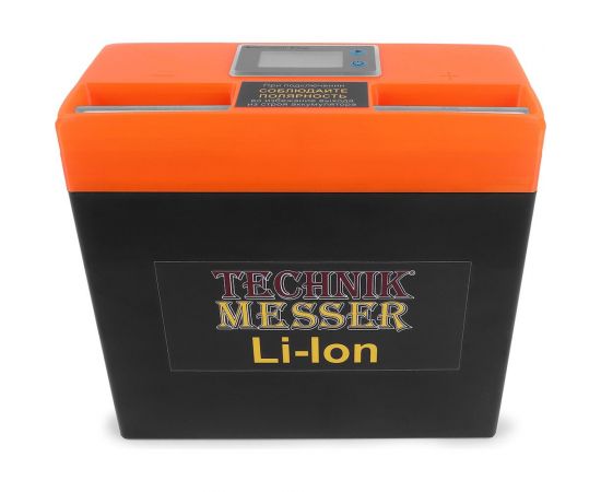 Аккумулятор MESSER Li-Ion для рыбалки 12В 18Ач BMS40A (ЗУ 2А в комплекте) L1218-218X12-40-K4P-VT 