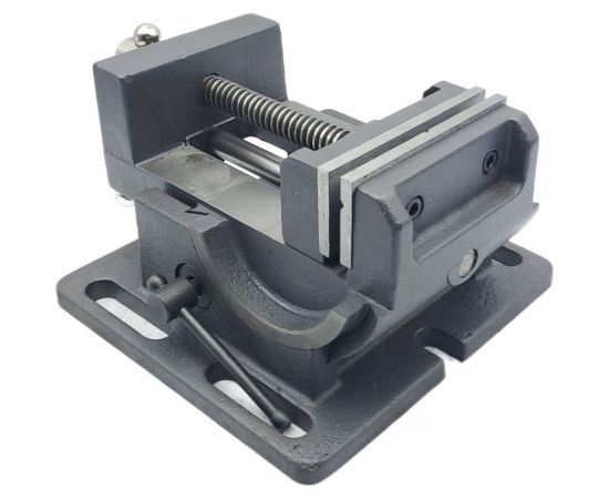 Станочные тиски TORNERI для сверлильных станков глобусные L губок 100 мм, серия QKD100 045787 