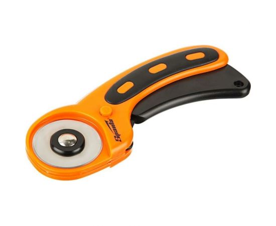 Нож SPARTA 45 мм, вращающееся лезвие-ролик, пластмассовая ручка пистолетного типа 789905 – изображение 2