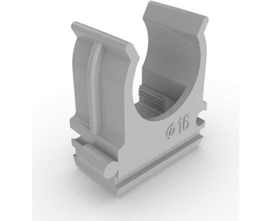 Держатель с защелкой для труб Greenel D16 мм, под монтажный пистолет, 100 шт. GE50146 – изображение 2