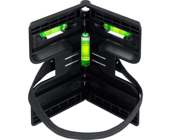 Магнитный угловой уровень KRAFTOOL Post level 3 глазка 34788 – изображение 2