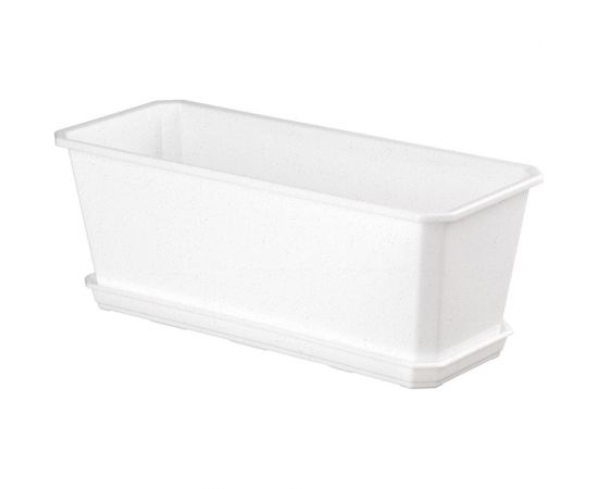 Поддон для балконного ящика Idiland Basil 40 см, мраморный 221601033/01 – изображение 3