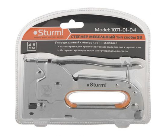 Степлер, скобы 4-8 мм Sturm 1071-01-04 – изображение 3