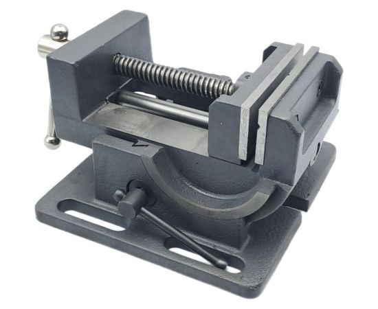 Станочные тиски TORNERI для сверлильных станков глобусные L губок 100 мм, серия QKD100 045787 – изображение 3