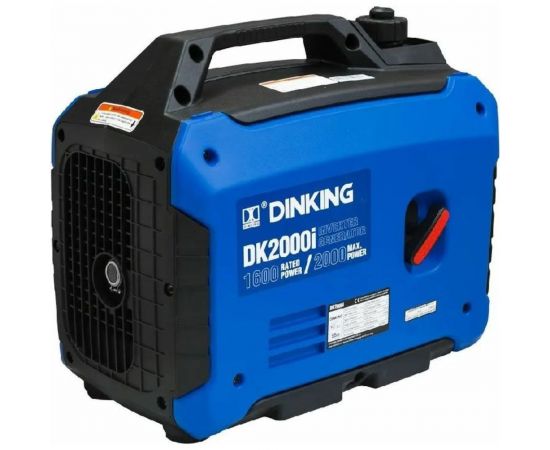 Бензиновый генератор Dinking DK2000i инверторный, 2 кВт, 230 В, 50 Гц, DK148, бак 4.3 л ГЕН017 – изображение 3