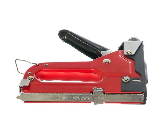 Степлер для широких скоб 3-в-1 (""тип 140"" 4-14 мм, ""тип 28"" 10-12 мм, ""тип 300"" 10-14 мм, металлический корпус) КУРС 32099 – изображение 3