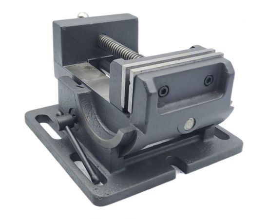 Станочные тиски TORNERI для сверлильных станков глобусные L губок 100 мм, серия QKD100 045787 – изображение 4