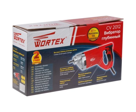 Глубинный вибратор WORTEX CV 2012 CV201200029 – изображение 5