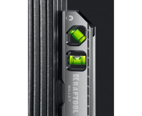 брусковый магнитный уровень KRAFTOOL Billet 8-в-1 20 см 34790 – изображение 7