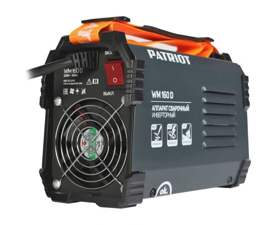 Сварочный инверторный аппарат PATRIOT WM160D 605302016 – изображение 7