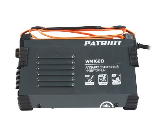 Сварочный инверторный аппарат PATRIOT WM160D 605302016 – изображение 9