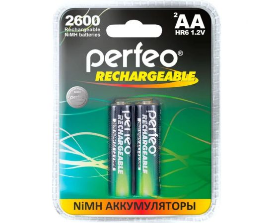 Аккумулятор Perfeo AA2600mAh/2BL Пластик 30014781 
