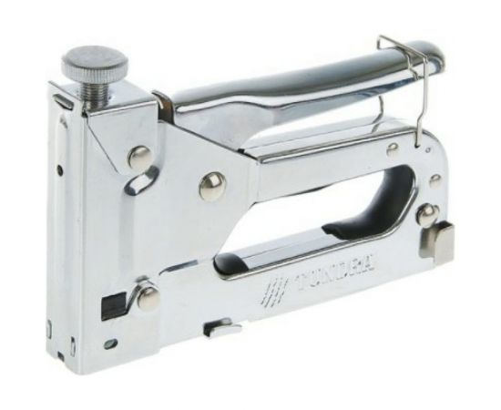 Степлер ТУНДРА мебельный регулируемый, металлический корпус, тип скоб 53, 4 - 14 мм 1550269 