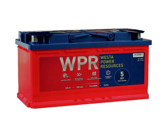 Аккумулятор WPR 6ст 100 VL 1, 910 А EN, 600119310 