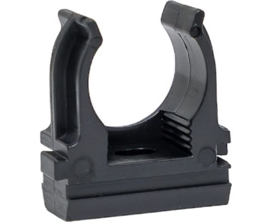 Крепеж-клипса для труб для монтажного пистолета УРАЛ ПАК черная, d16 мм, 100 шт. АТ-100116-100 