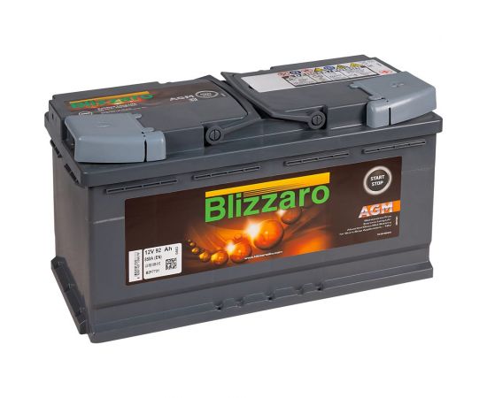Аккумулятор BLIZZARO AGM 92R 850A, 353x175x190 450708 