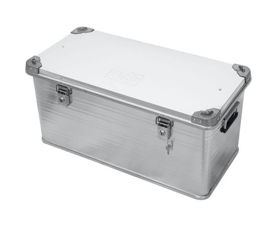 Алюминиевый ящик РИФ усиленный с замком 782х585х412 мм ДхШхВ E782585412 