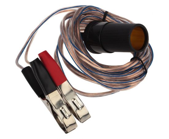 Автомобильный удлинитель прикуривателя REXANT от аккумулятора с зажимами 3 м 16-0216 