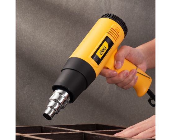 Термопистолет/технический фен DELI DL5200 (1600Вт, рабочая температура 400/590 град.) 103018 – изображение 11