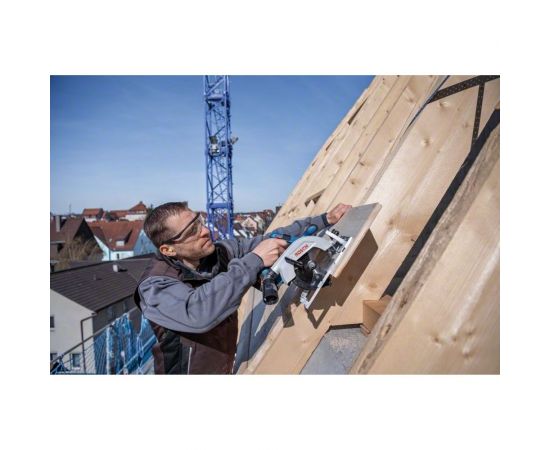 Аккумуляторная циркулярная пила Bosch GKS 185-LI (Соло) 06016C1221 – изображение 12