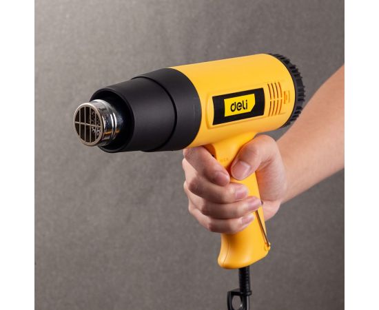Термопистолет/технический фен DELI DL5200 (1600Вт, рабочая температура 400/590 град.) 103018 – изображение 12