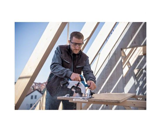 Аккумуляторная циркулярная пила Bosch GKS 185-LI (Соло) 06016C1221 – изображение 13