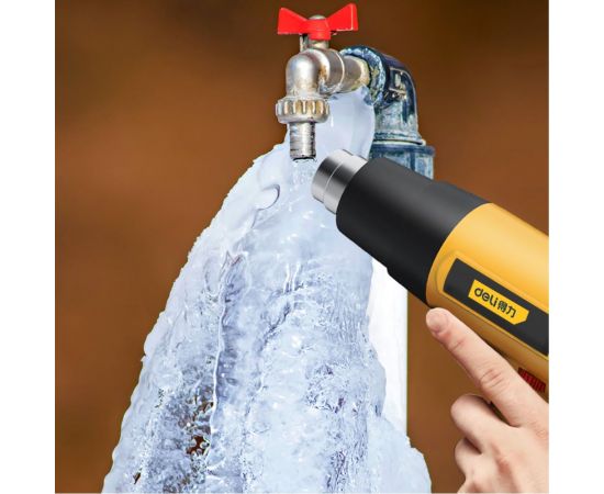 Термопистолет/технический фен DELI DL5200 (1600Вт, рабочая температура 400/590 град.) 103018 – изображение 14