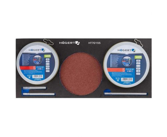 Инструментальная тележка HOEGERT TECHNIK 7 ящиков, боковое отделение, 544 инструмента HT7G050 – изображение 20